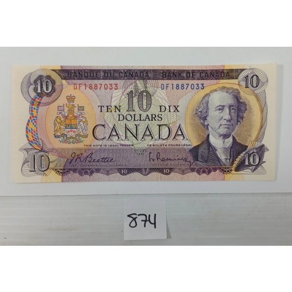 1971 CDN $10 BANKNOTE