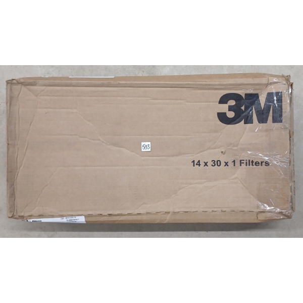 LOT OF 6 - 3M FURNACE FILTERS