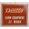 Image 1 : BEATTY "FARM EQUIPMENT AT WORK" SST SIGN