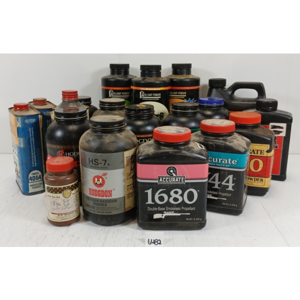 POWDER: LARGE QTY OF MISC MIXED POWER - INCL 2400, 296, ETC - APPROX 9.5LBS 