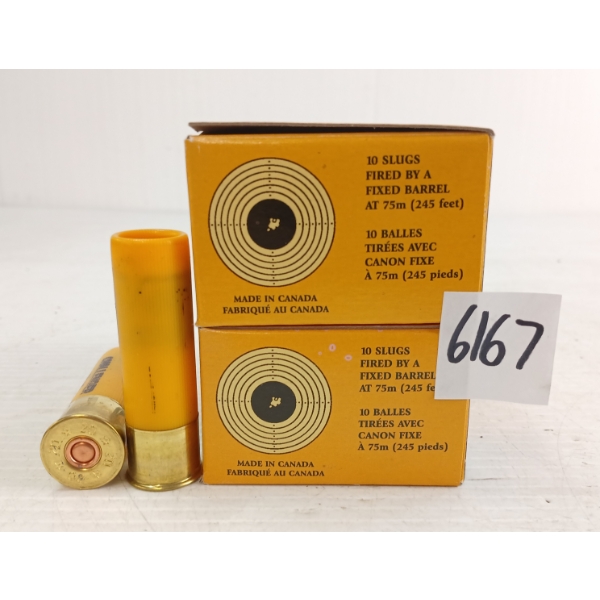 AMMO: 20X CHALLENGER 20GA - 2-3/4IN - SLUGS