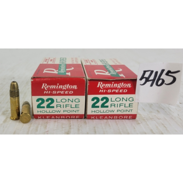 AMMO: 100X REMINGTON HI-SPEED .22LR - HP