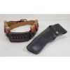 Image 5 : LOT OF 2 - KIRKPATRICK LEATHER CARTRIDGE BELT & S&W HOLSTER