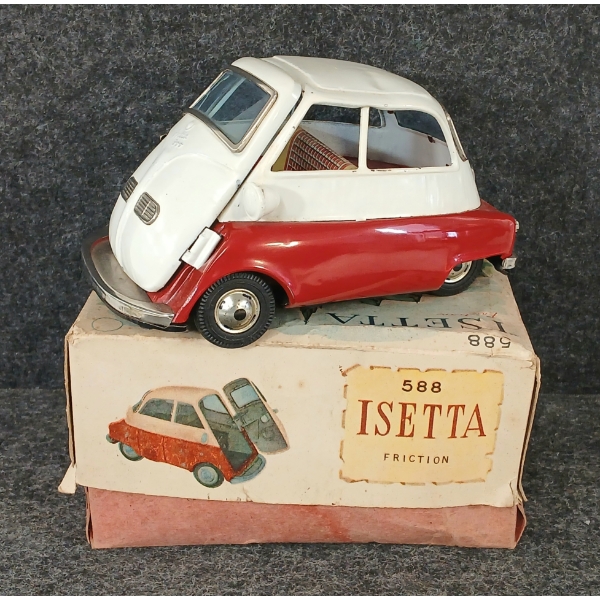 588 ISETTA TIN FRICTION CAR