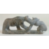 Image 4 : "BEARS PLAYING" BY SILAS ATTAUQ (1933-2013) - STONE