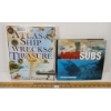 Image 1 : LOT OF 2 - HARDCOVER NOVELS - INCL "LOST SUBS" & "THE ATLAS OF SHIP WRECKS & TREASURE"