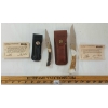 Image 1 : LOT OF 2 - FOLDING BUCK KNIVES W/ SHEATHS