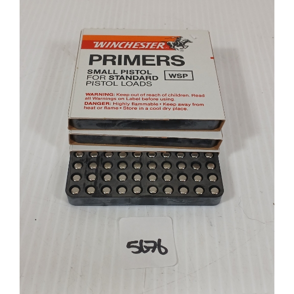 PRIMERS: 300X WINCHESTER NO. WSP SMALL PISTOL PRIMERS