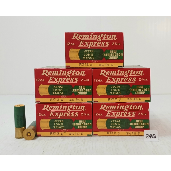 AMMO: 125X REMINGTON EXPRESS 12GA - 2 3/4IN - #5 SHOT