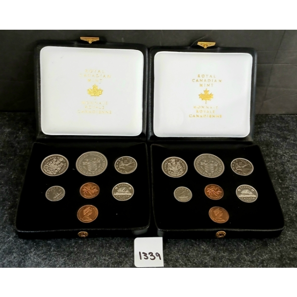 LOT OF 2 - 1971 CDN DENOMINATION SETS