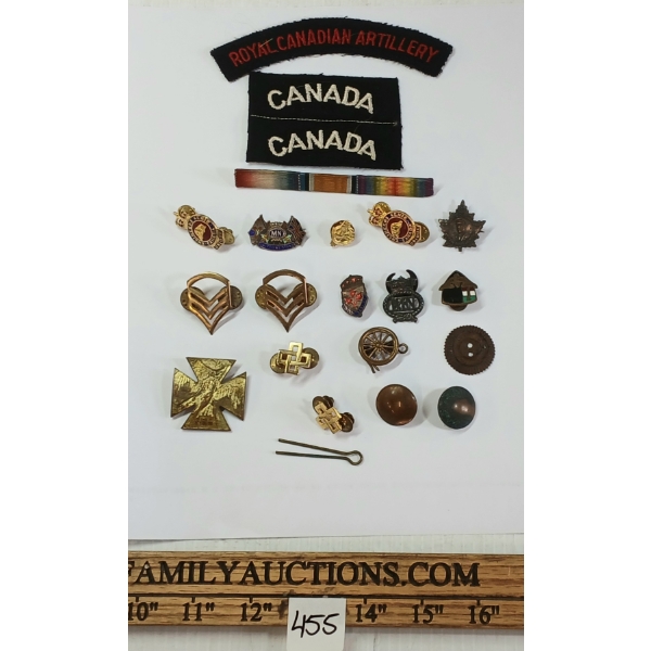 QTY OF MISC MILITARY INSIGNIA