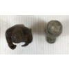 Image 8 : LOT OF 2 - HUMAN FIGURES - SIGNED - STONE