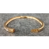 Image 4 : JACKIE ORR GOLD TONED RHINESTONE BANGLE