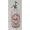 Image 1 : COCA-COLA - CLEAR ACID LABEL - 37OZ SELTZER BOTTLE