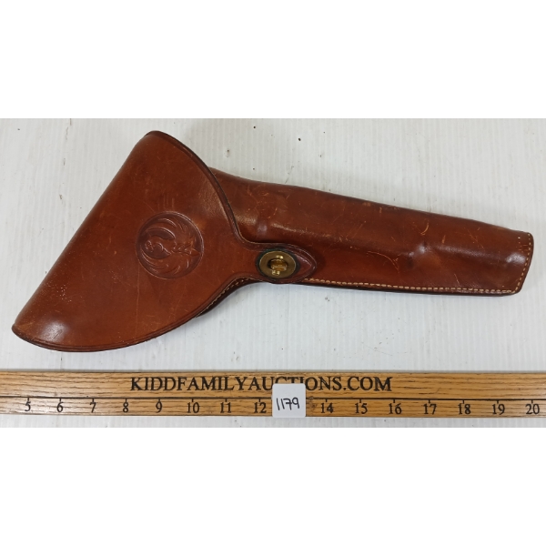 BIANCHI LEATHER HOLSTER - FOR RUGER BLACKHAWK 7.5IN BARREL