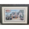 Image 1 : SUPERTEST GAS STATION SCENE BY DAVE SNYDER - FRAMED PRINT
