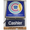 Image 1 : CADILLAC SERVICE CASHIER DBL SIDED LIGHT UP SIGN