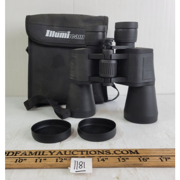 ILLUMIBEAM 7X50 BINOCULARS W/ CASE