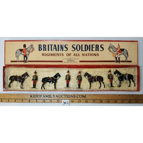 BRITAINS SOLDIERS LEAD FIGURES - NO. 182 PRINCE ABLERT'S OWN 11TH HUSSARS