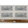 Image 2 : LOT OF 4 - 1979 CDN $5 BANKNOTES - SEQUENTIAL