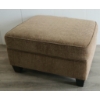 Image 1 : HONEY BEIGE UPHOLSTERED OTTOMAN