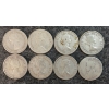 Image 2 : LOT OF 8 - 1953-1965 CDN 25 CENT COINS