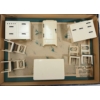 Image 9 : LOT OF 7 - RENWAL JOLLY TWINS PLASTIC FURNITURE SETS & TIN DOLL HOUSE - INCL BATHROOM, KITHCEN, ETC