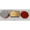 Image 6 : LOT OF 3 - MISC TINS - INCL BLUE RIBBON COFFEE & RILEY'S TOFFEE