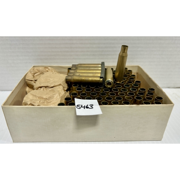 BRASS: APPROX 100X .308 MILITARY