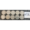 Image 2 : LOT OF 10 - 1950 CDN 10 CENT COINS