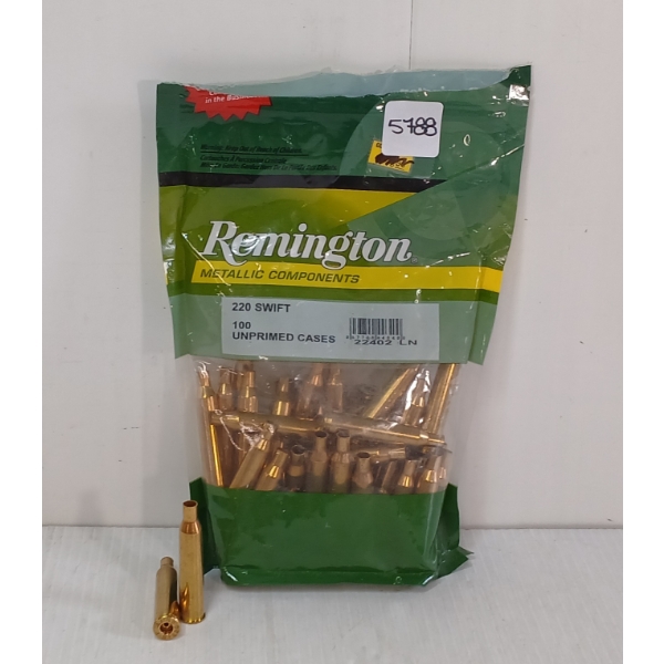 BRASS: 51X REMINGTON .220 SWIFT - UNPRIMED 
