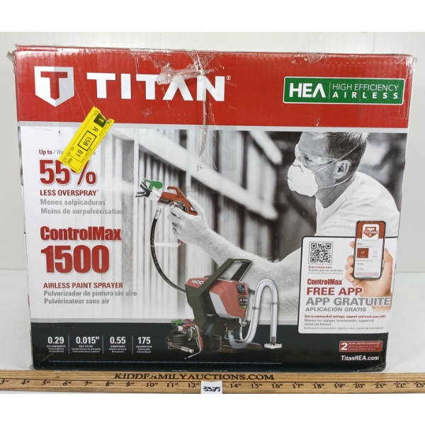 TITAN CONTROL MAX 1500 AIRLESS PAINT SPRAYER
