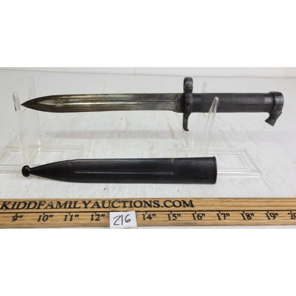 SWEDISH 415 MAUSER BAYONET W/ SCABBARD