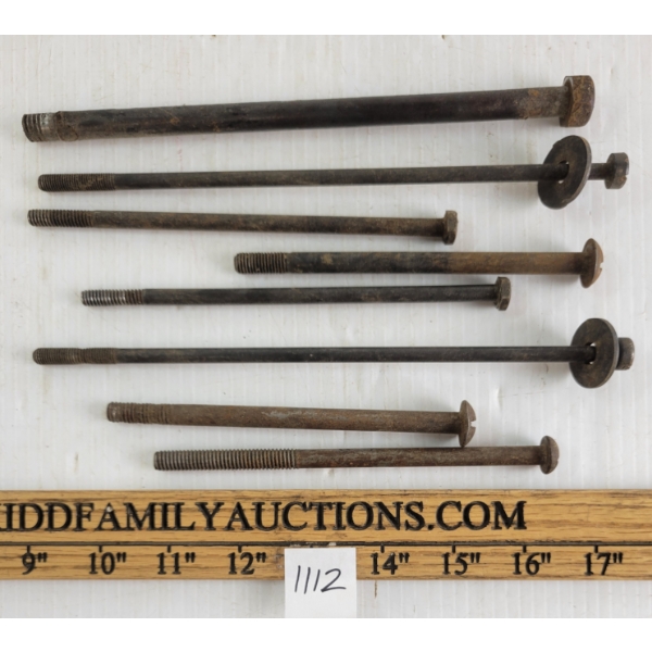 LOT OF 8 - STOCK BOLTS