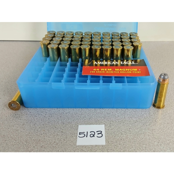 AMMO: 50X AMERICAN EAGLE .44 REM MAG - 240GR JHP 