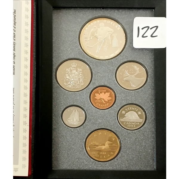 1993 RCM PROOF SET - 100TH ANN. OF STANLEY CUP