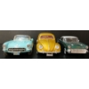 Image 5 : LOT OF 3 - BURAGO DIECAST 1955 BEETLE, 1957 CHEVROLET CORVETTE & 1957 CHEVY BEL AIR MODELS