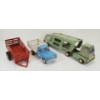 Image 3 : LOT OF 3 - TONKA PRESSED STEEL CAR HAULER, JEEP PICKUP & FARM TRAILER