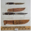 Image 8 : LOT OF 2 - J.H. THOMPSON CUTLERY & WILLIAM ROGERS KNIVES W/ LEATHER SHEATHS