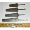 Image 2 : LOT OF 4 - WATCHMAKERS/JEWELERS HAND FORGED STEEL GAUGE TOOLS