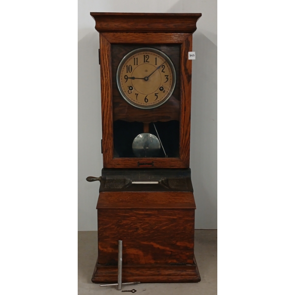 GENERAL TIME RECORDER GTR #0017 CLOCK