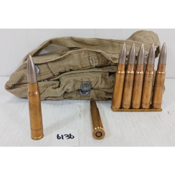 AMMO: 70X TURKISH RNDS 8MM W/ STRIPPER CLIPS 