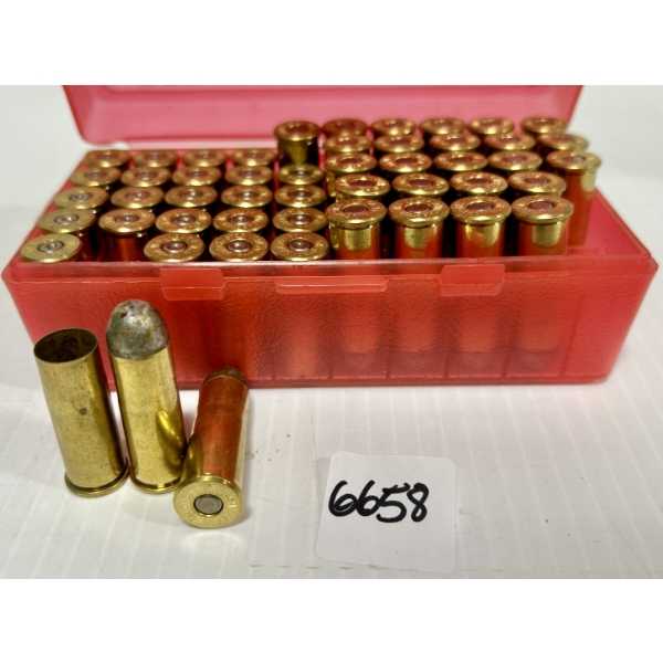 AMMO / BRASS: 26X LIVE & 24X BRASS .44-40 WIN - RELOADS