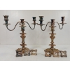 Image 5 : LOT OF 2 - BIRKS REGENCY PLATE CANDELABRAS