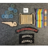 Image 2 : JOB LOT - ROYAL AIR FORCE OBSERVER PATCH, MEAT RATION TOKENS, ARTILLERY REGIMENT BUCKLE, ETC
