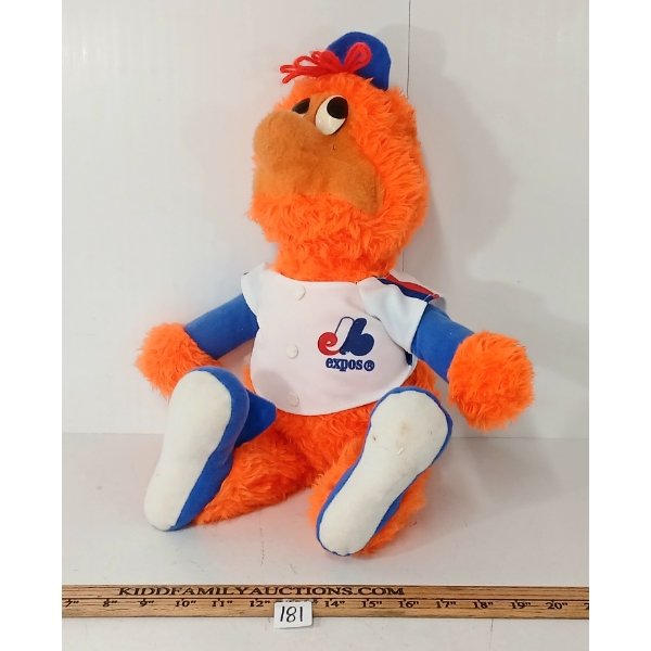 YOUPPI MONTREAL EXPOS MASCOT - STUFFED TOY