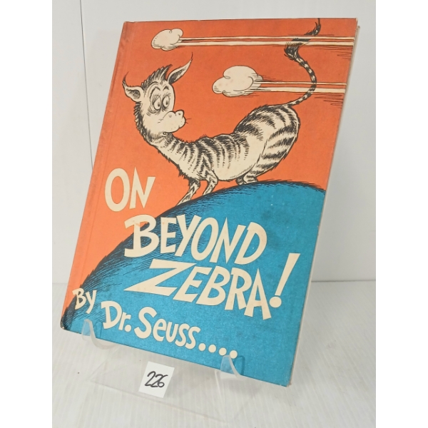 1955 "ON BEYOND ZEBRA!" BY DR. SEUSS - FIRST EDITION