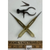 Image 3 : LOT OF 3 - ENGLISH VICTORIAN BRASS/STEEL COMPASS & CALIPERS