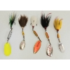 Image 5 : QTY OF FISHING LURES & CREEL BASKET