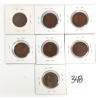 Image 2 : LOT OF 7 - 1913 - '20 LARGE CDN CENT COINS